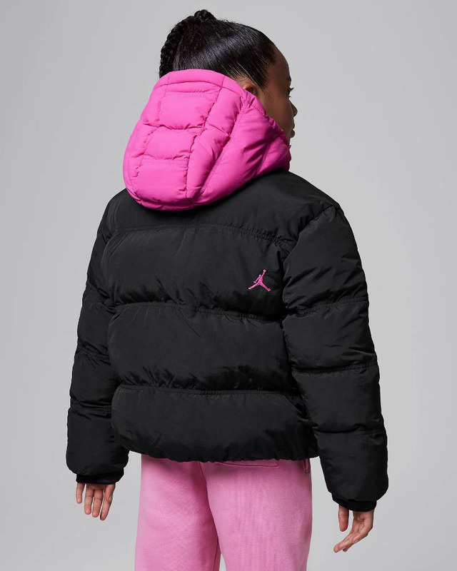 Nike jordan girls heaviest weight puffer-null