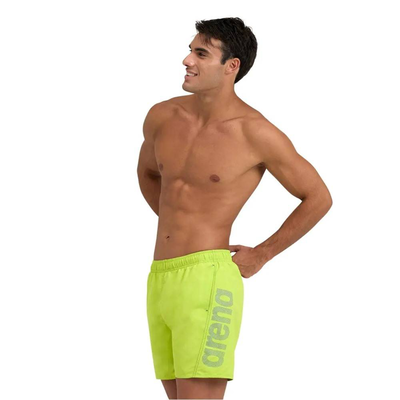 Fundamental logo boxer, Volt / Blue, medium