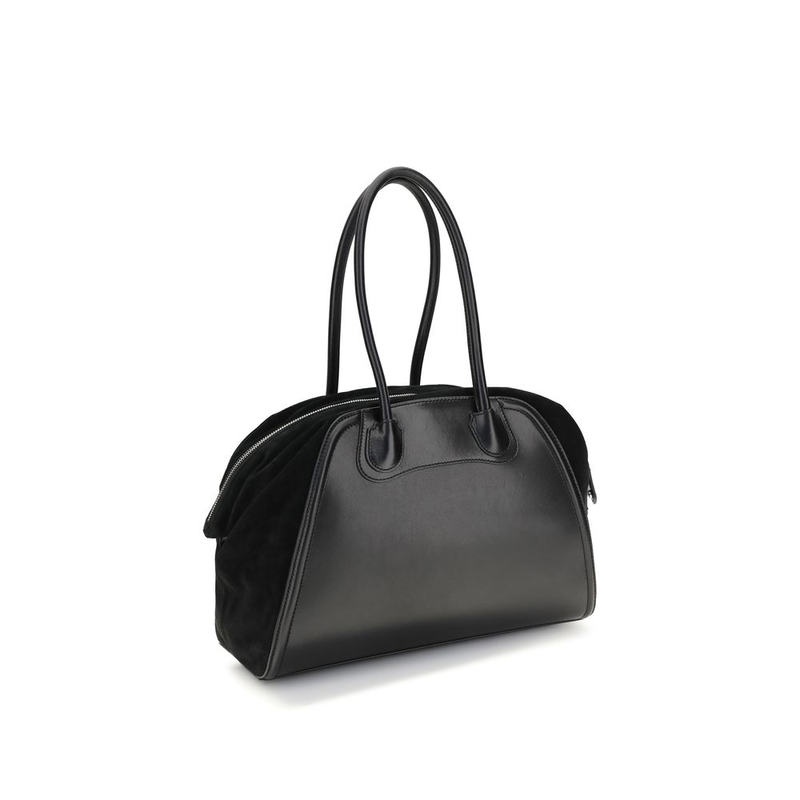 Black calf leather bos taurus shoulder bag-null