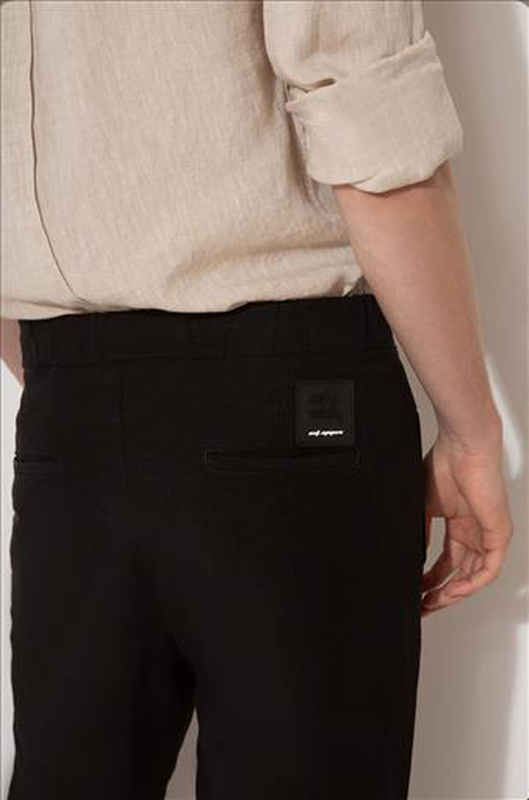 Stefan comfort textured trousers image number null