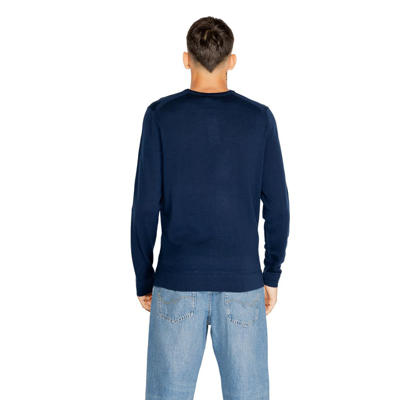 Blue recycled wool sweatshirt-null
