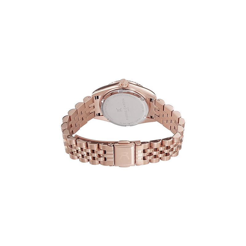 Multicolor stainless steel dress watch-null