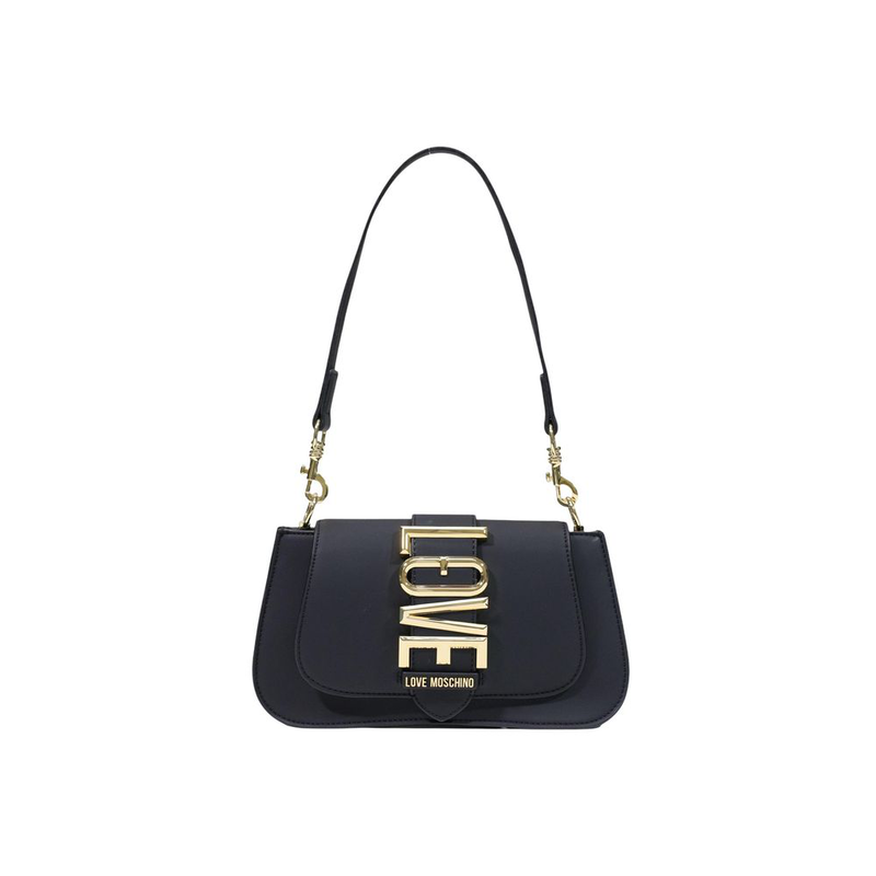 Black polyethylene handbag-null