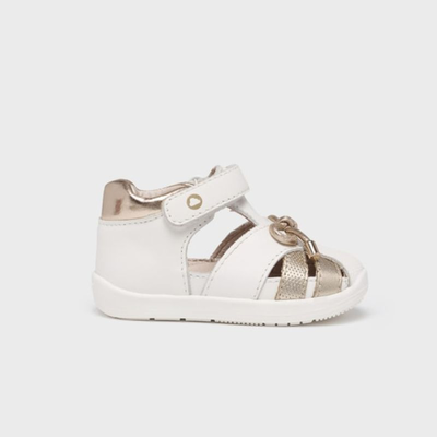 Mayoral infant sandals, Bianco, medium