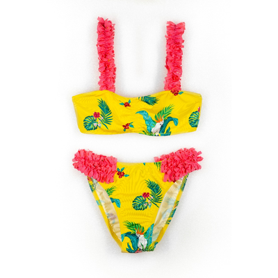 Bikini with parrots, , medium