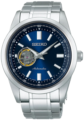 Seiko mechanical selection open heart blue dial scve051 (japan only edition), Blue, medium