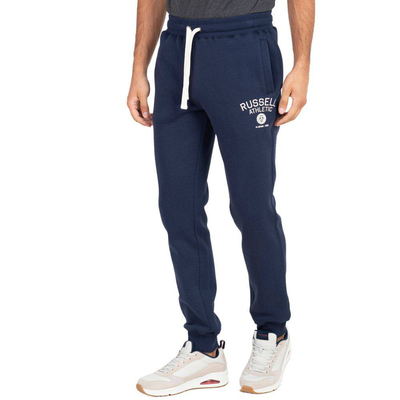Collegiate fleece cuffed pant, Navy, medium