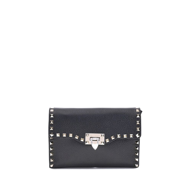 Black calf leather bos taurus shoulder bag-null