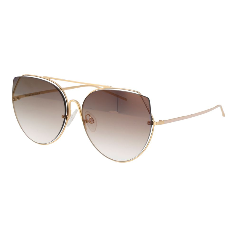 Gold metal sunglasses-null