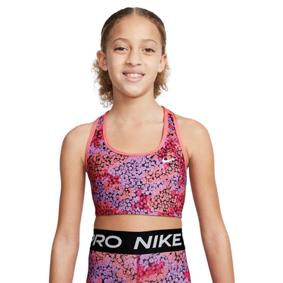 Girls dri-it all over print reversible bra