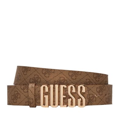 Guess γυναικεία ζώνη, Beige Logo, medium