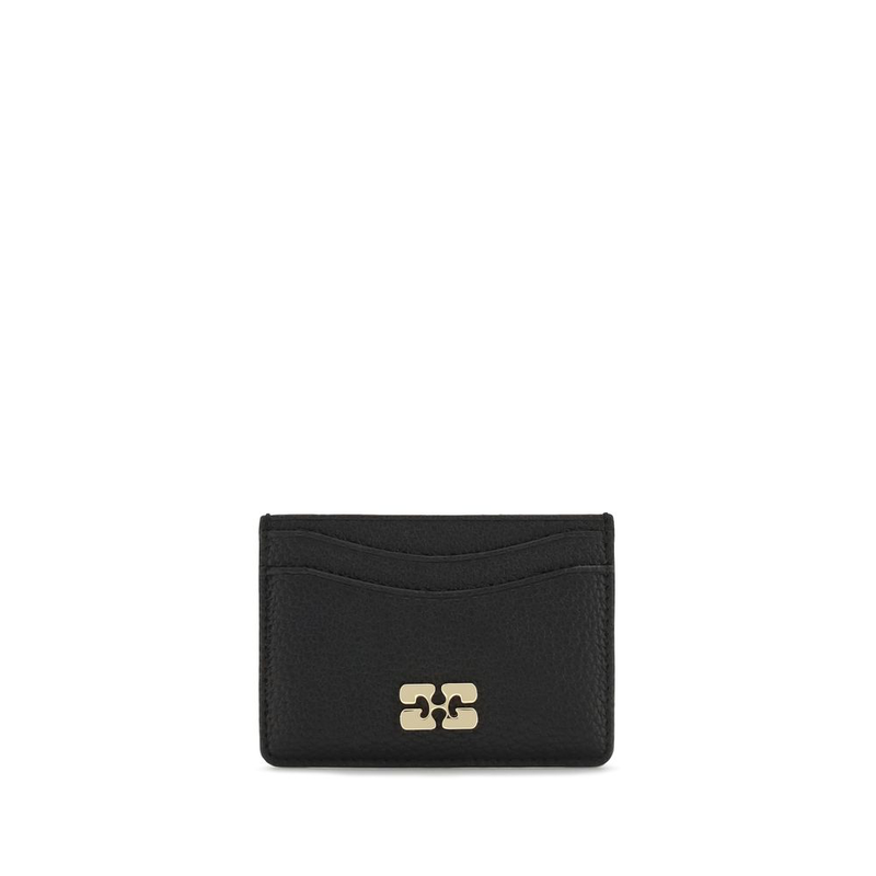 Black recycled polyamide wallet-null