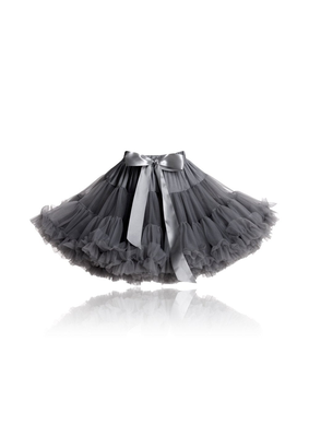Dolly by le petit tom &reg; princess & the pea tutu pettiskirt dark grey, Dark Grey, medium