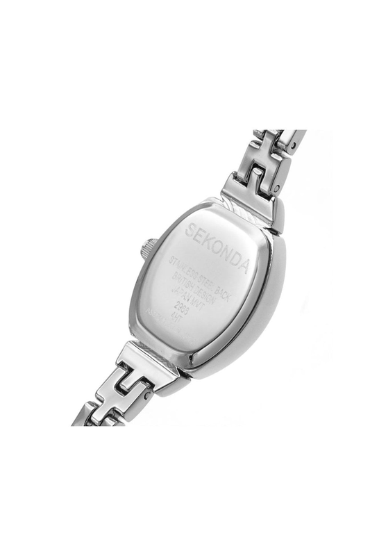 Sekonda classic quartz white dial stainless steel bracelet ladies watch - 2966-null