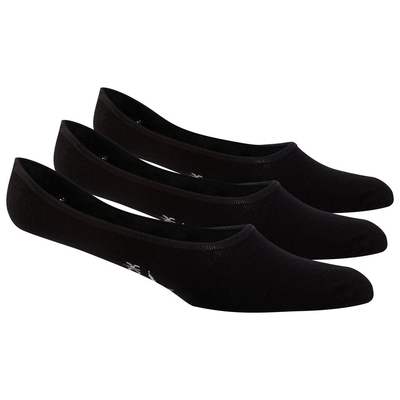 Reebok active foundation invisible 3 pairs no show socks black fq5313