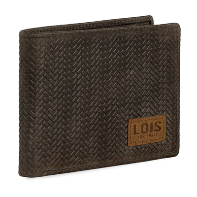 Πορτοφόλι ανδρικό δερμάτινο lois 202701-02 καφέ, Brown, medium