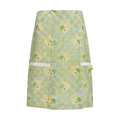 Multicolor silk midi skirt, Multicolor, medium