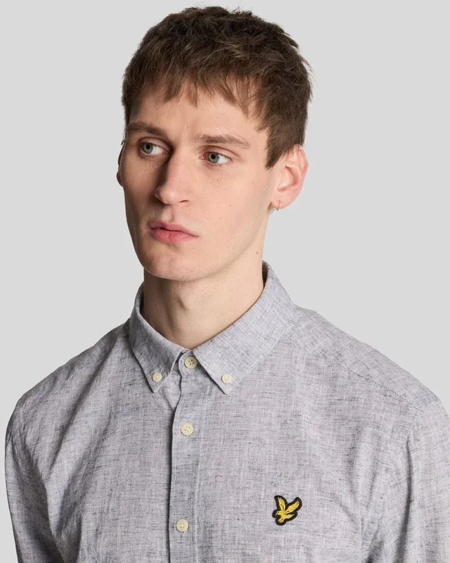 Product image: Linen blend oxford hirt z271 dark navy-null