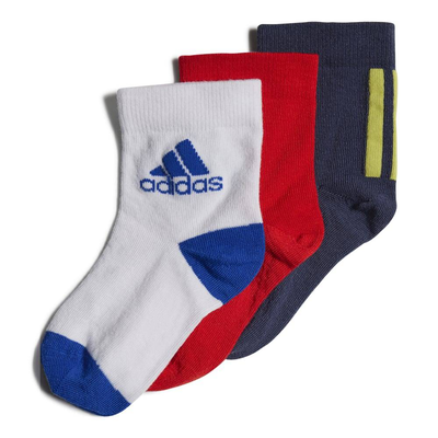 Kids socks 3-pack, Navy, medium