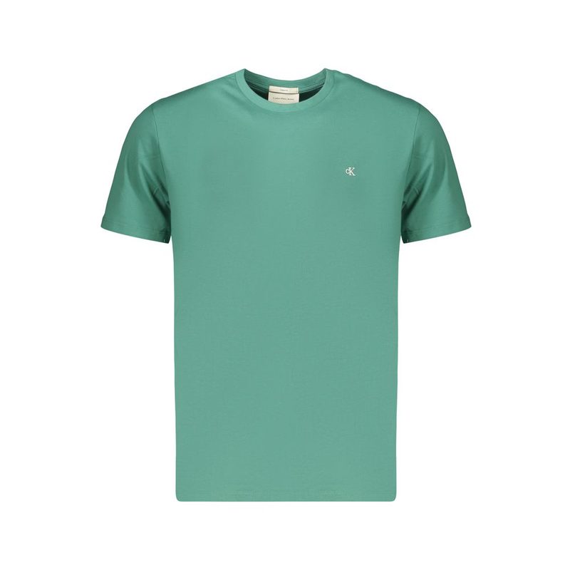 Green cotton mens t-shirt-null