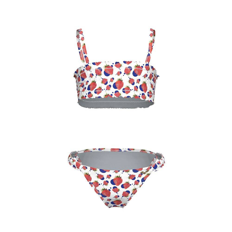 Girls vintage bikini bandeau set-null