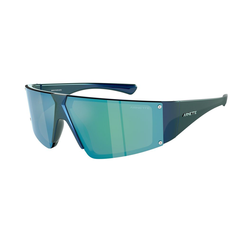 Blue resin sunglasses-null