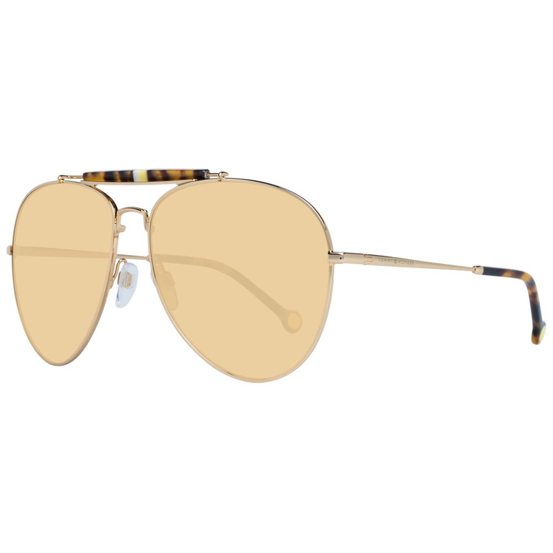 Gold metal sunglasses-null