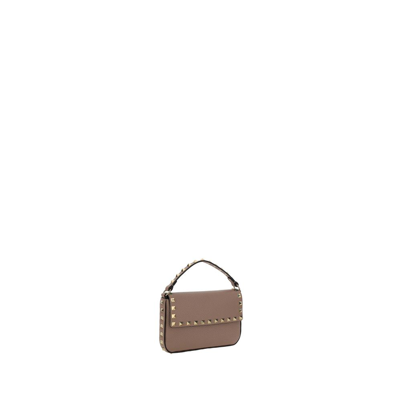 Beige calf leather bos taurus shoulder bag-null