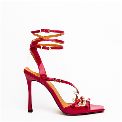 Women sandals, Cherry, medium