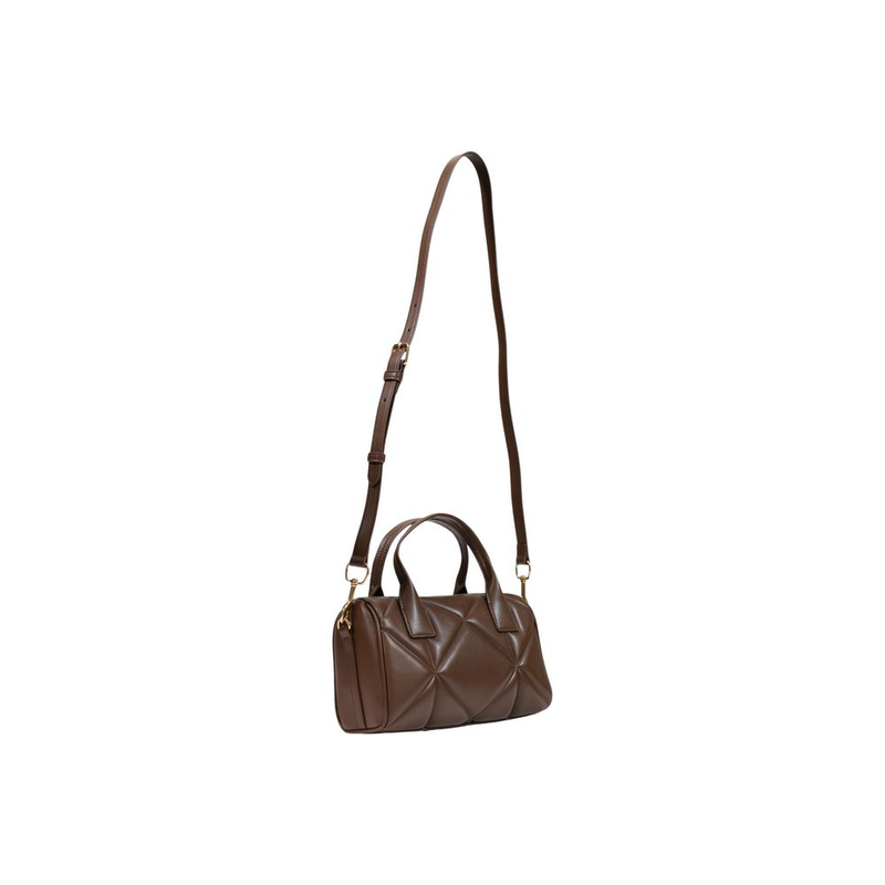 Brown polyethylene handbag-null