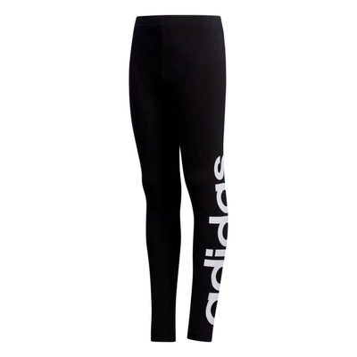 Girls logo tight, Black / White, medium
