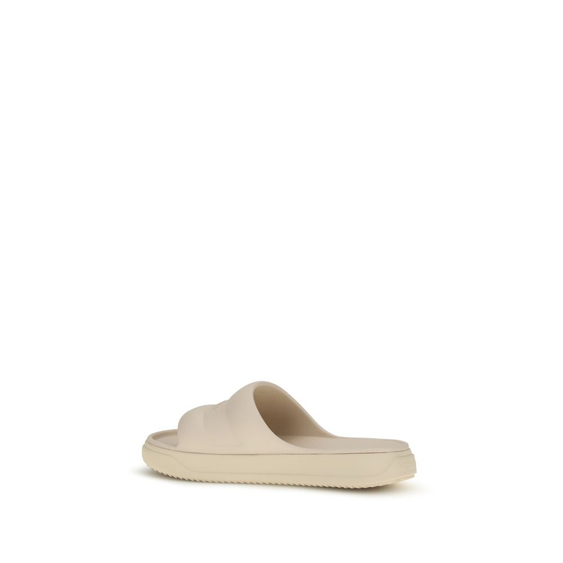 Beige rubber slippers-null