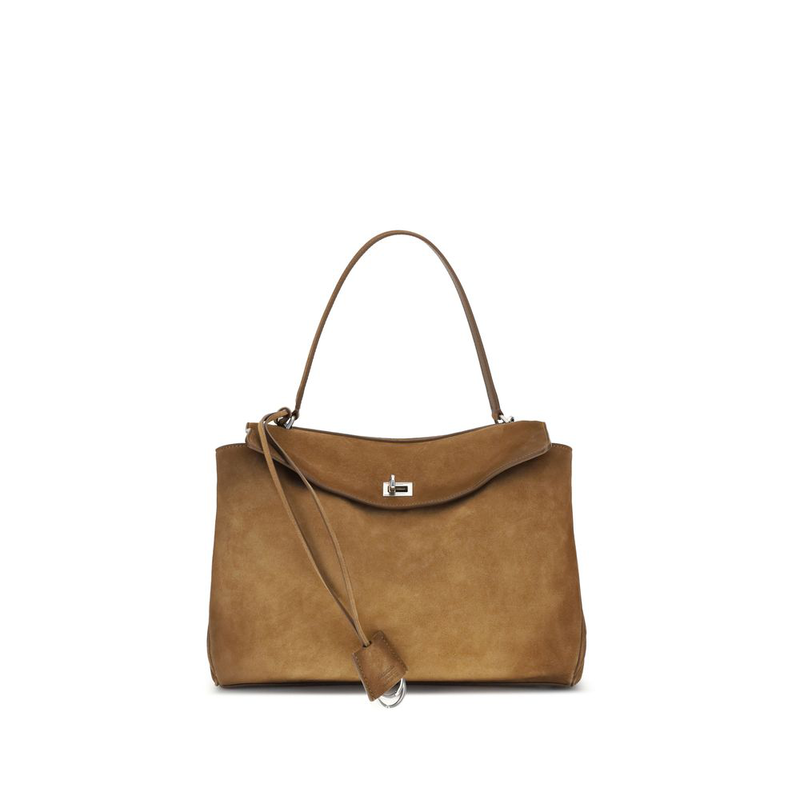 Brown calf leather bos taurus shoulder bag-null