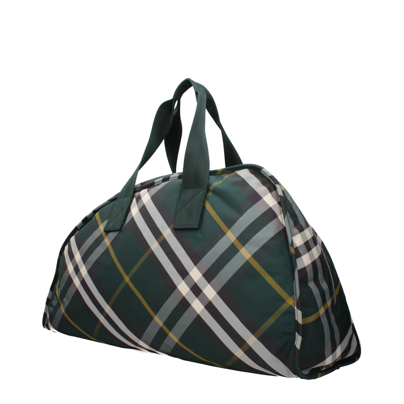 Green fabric luggage and travel-null