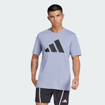 Training essentials logo tee, Grey, medium