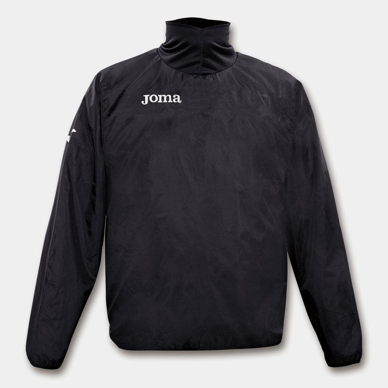 Wind polyester black windbreaker-null