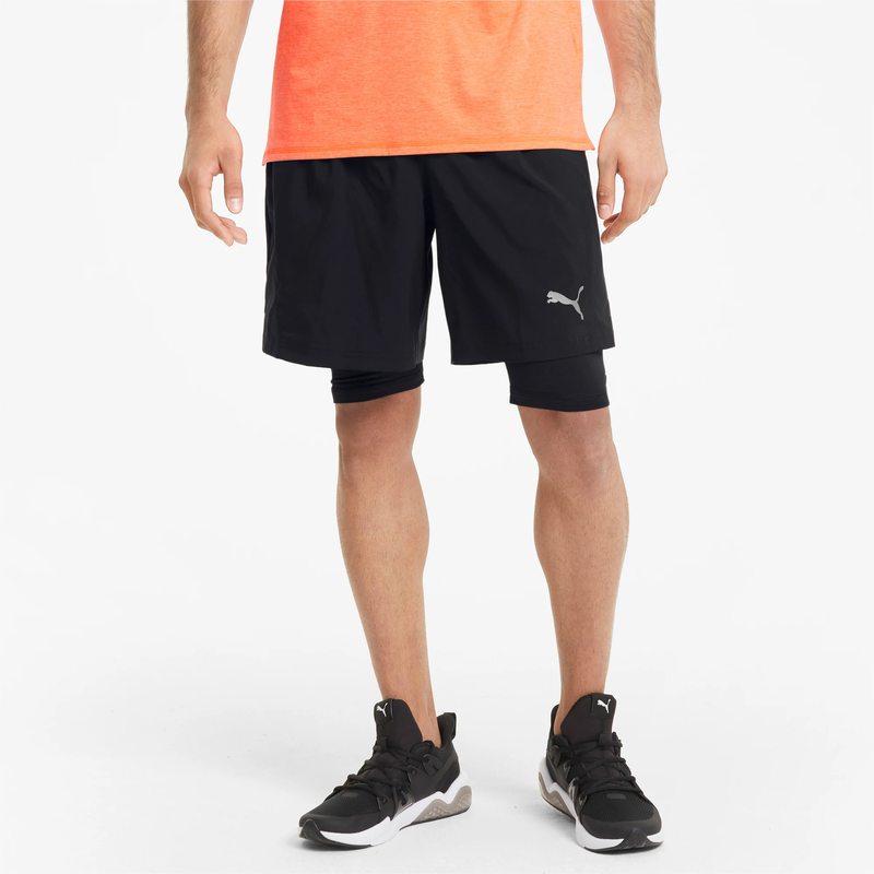 Puma run favourite woven 2-in-1 men running shorts-null
