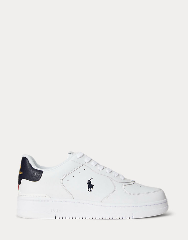 Ralph Lauren masters court leather trainer polo sport-null