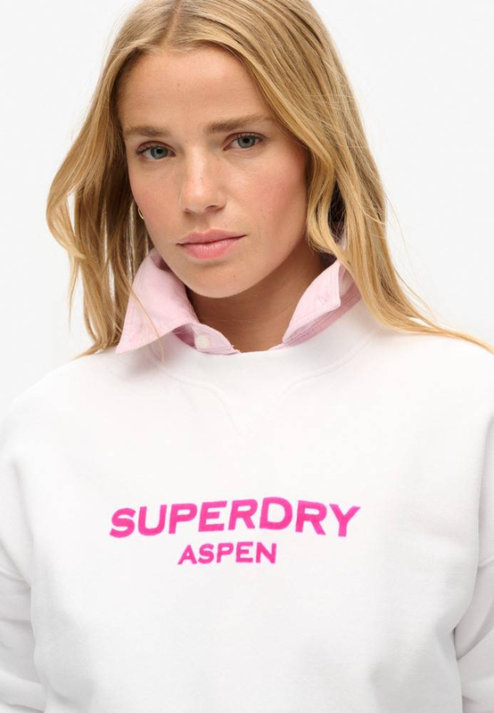 Sport luxe loose crew sweat image number null