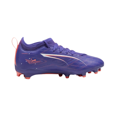 Puma ultra 5 match fg/ag jr kids football game boots boys shoes purple 108096-01, Purple, medium