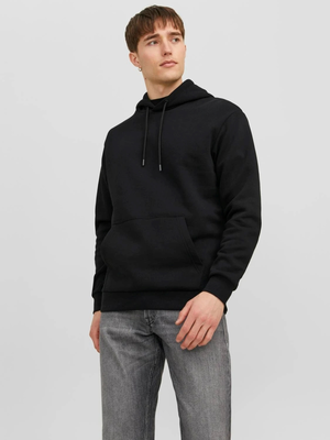 Jackjones jjebradley sweat hood noos, Black, medium