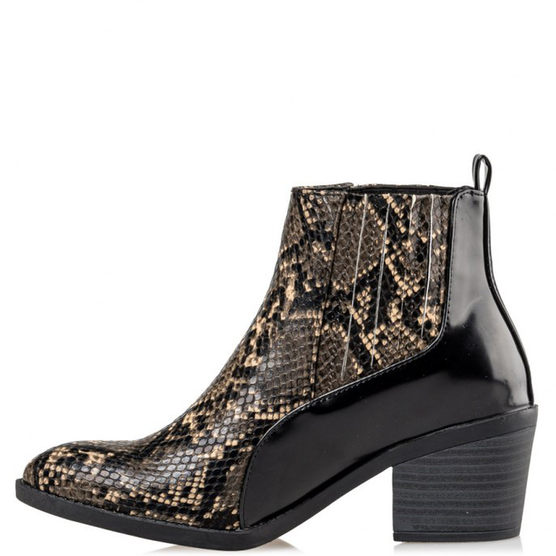 Miss nv western booties -black-null