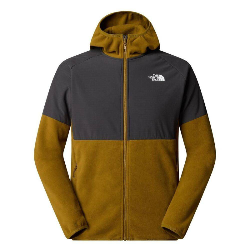 Mens glacier heavyweight fleece full zip hoodie-null