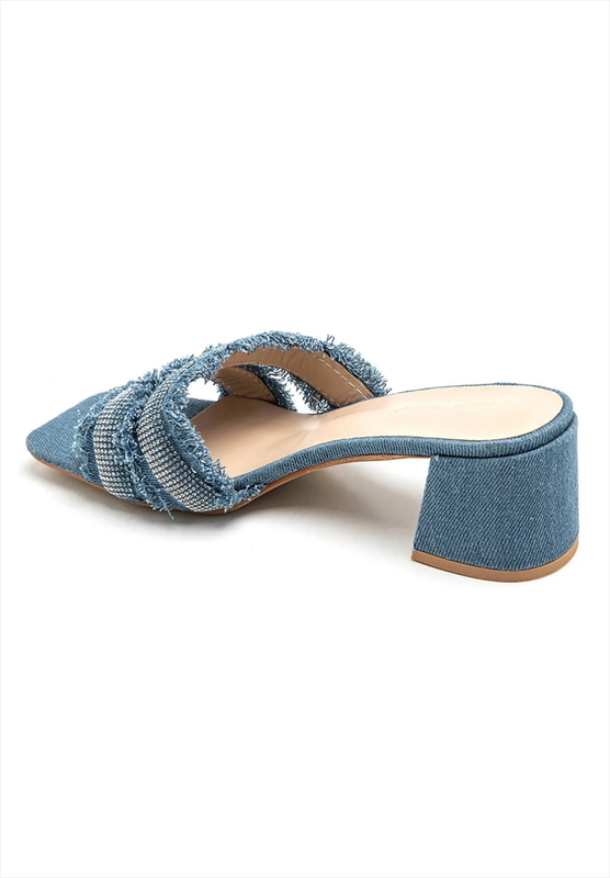 Denim mules image number null