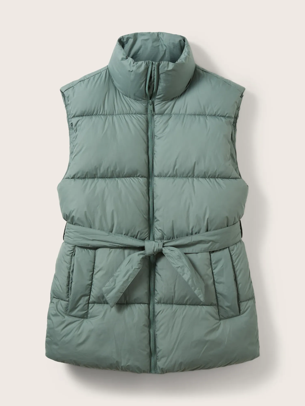 Belted puffer vet coat womens-null