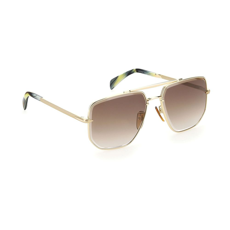 Gold metal sunglasses-null