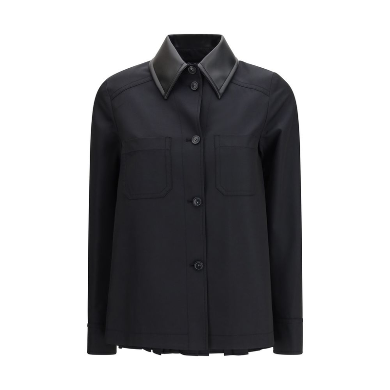Black polyester shirt-null