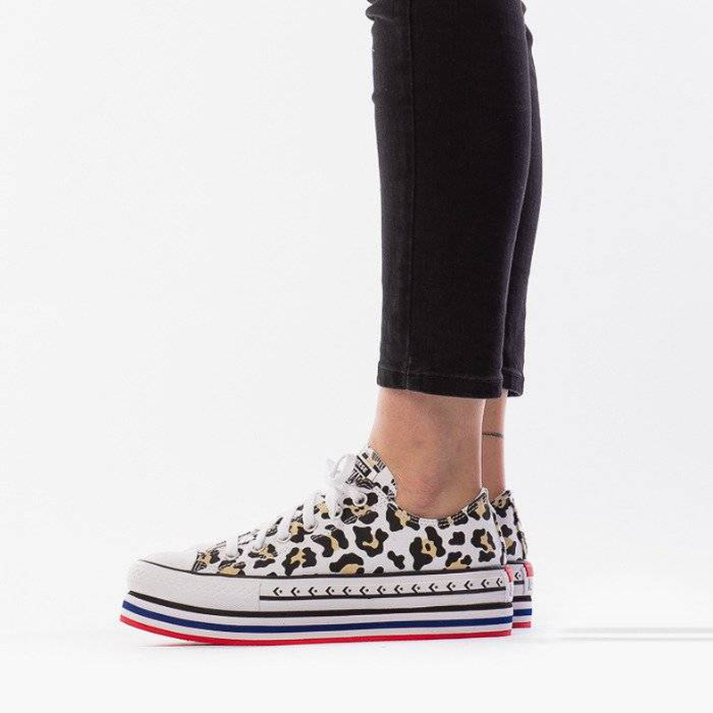 Chuck taylor all star leopard print platform-null