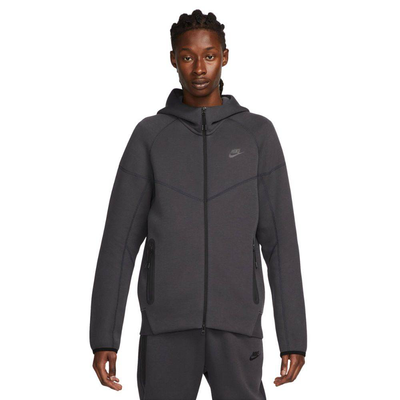 Tech fleece full-zip wr hoodie, Anthracite / Black, medium