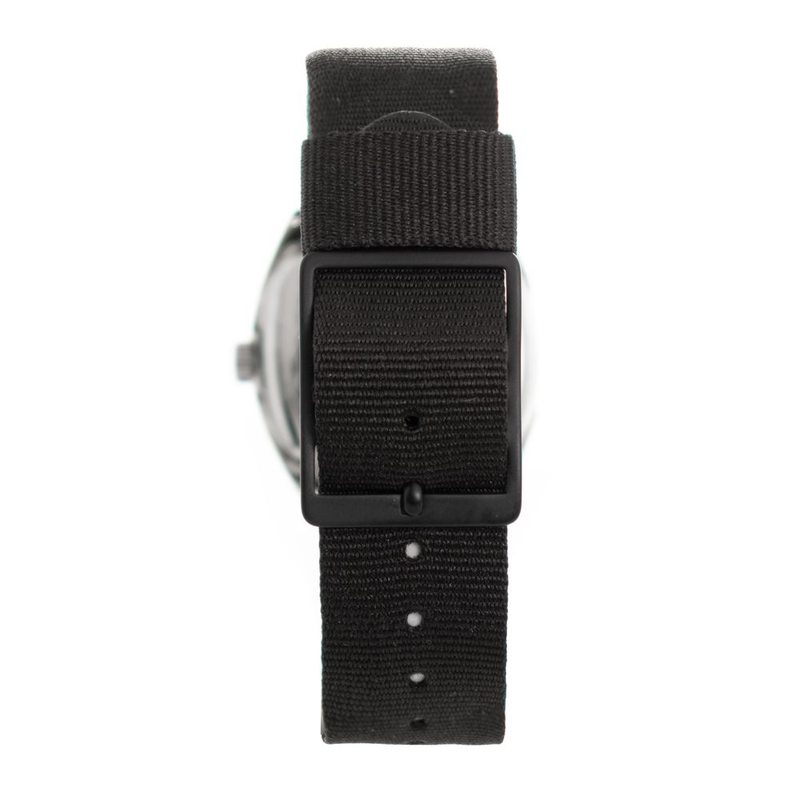 Black nylon sport watch-null